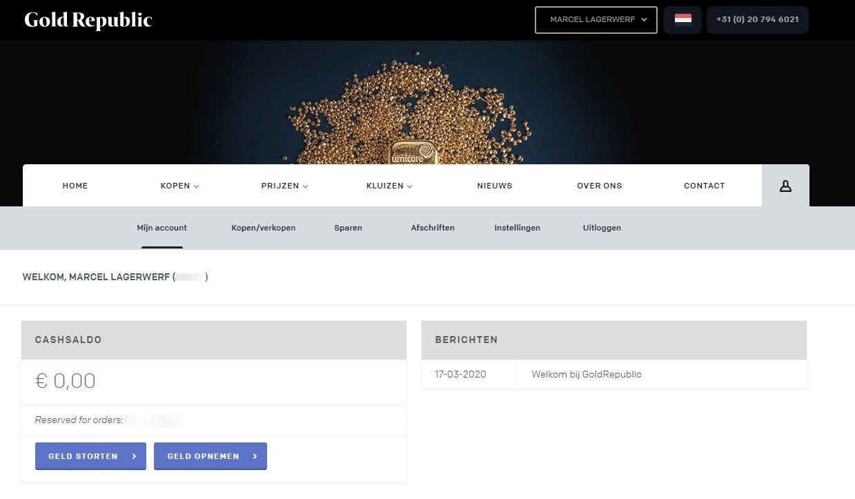GoldRepublic inlogAccount 02
