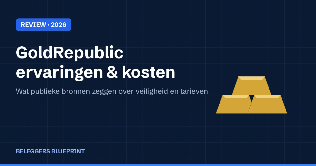 GoldRepublic ervaringen en kosten 2026 GoldRepublic ervaringen en kosten 2026